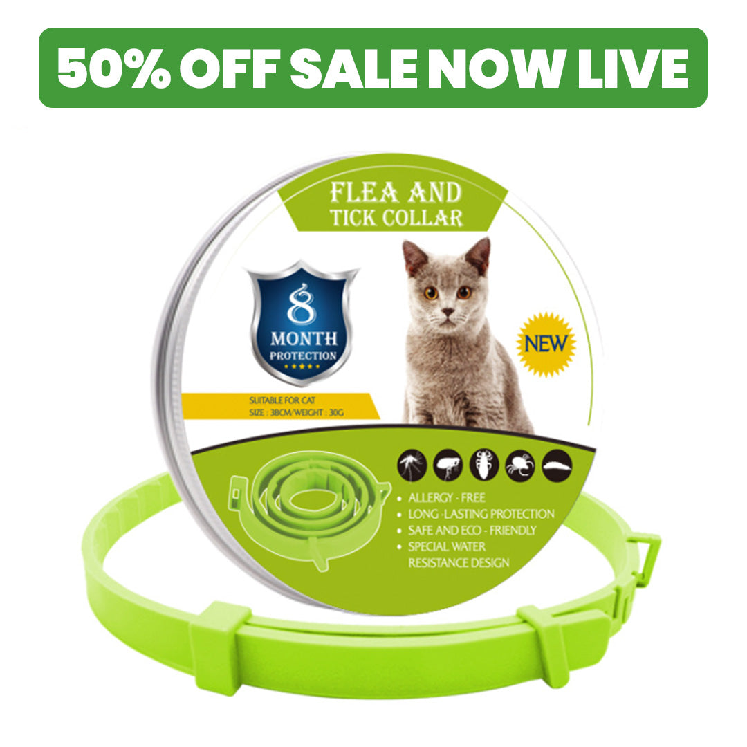 FluffGuard - 8 Months Bug Free Collar for Cats